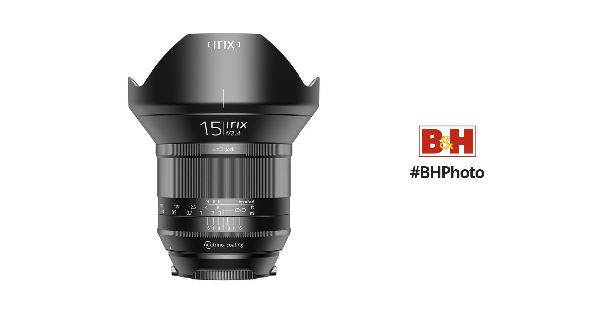 IRIX 15mm f/2.4 Blackstone Lens for Pentax K IL-15BS-PK B&H