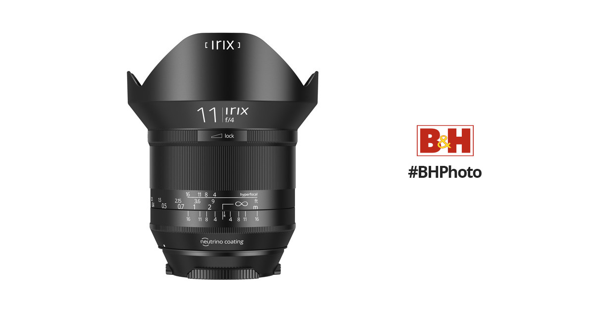 IRIX 11mm f/4 Blackstone Lens for Canon EF IL-11BS-EF B&H Photo