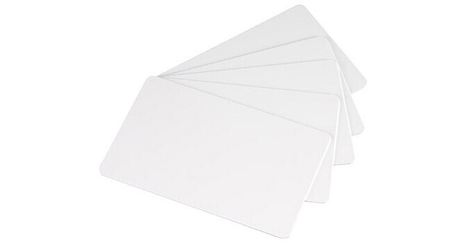 Evolis C4001 Classic Blank White Cards- 30 mil - 500 cards