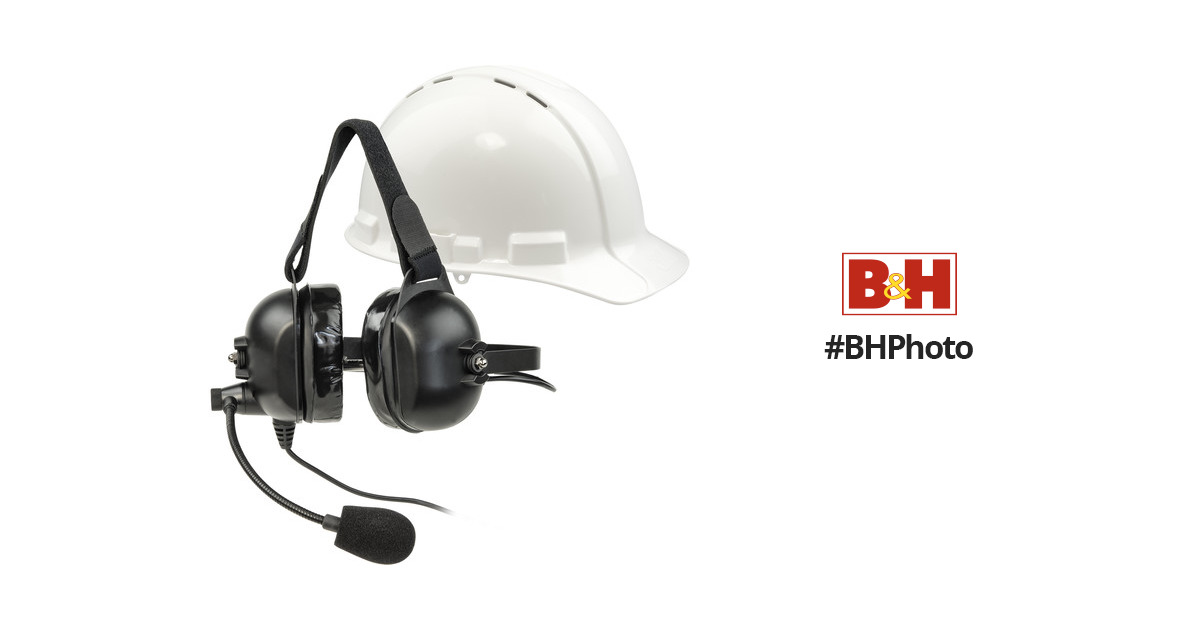 LA-455 両耳密閉型ヘッドセット ブームマイク(ヘルメット装着時用) LISTEN TECHNOLOGIES ListenTALK - 1
