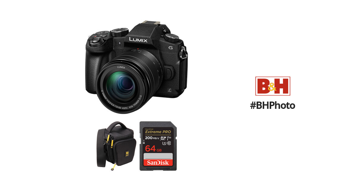 Panasonic Lumix G85 Mirrorless Camera with 12-60mm Lens and