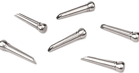 D'Addario Titanium Bridge Pins (Set of 6)