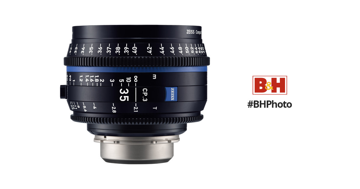 ZEISS CP.3 35mm T2.1 Compact Prime Lens (Canon EF Mount