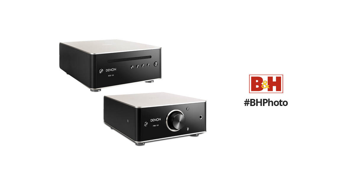 Denon PMA-50 Stereo Amplifier & DCD-50 CD PMA50/DCD50 BUNDLE B&H