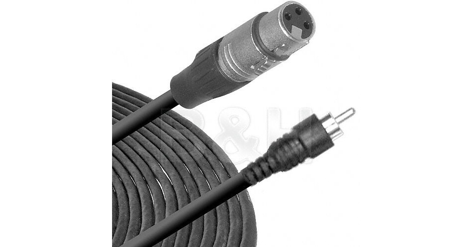 Comprehensive EXF 3-Pin XLR Female To RCA Male Cable XLRJ-PP-6ST