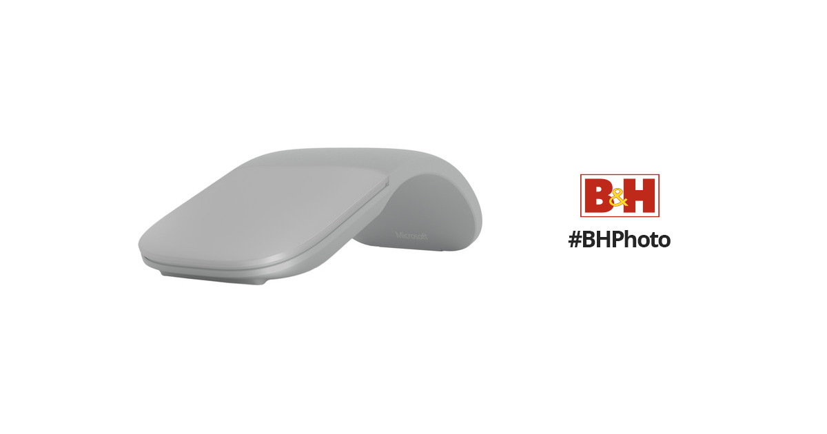 Microsoft Surface Arc Wireless Mouse (Light Gray) CZV-00001 B&H