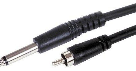 Comprehensive EXF 1/4" Male To RCA Male Cable - 6' SPP-PP-6EXF