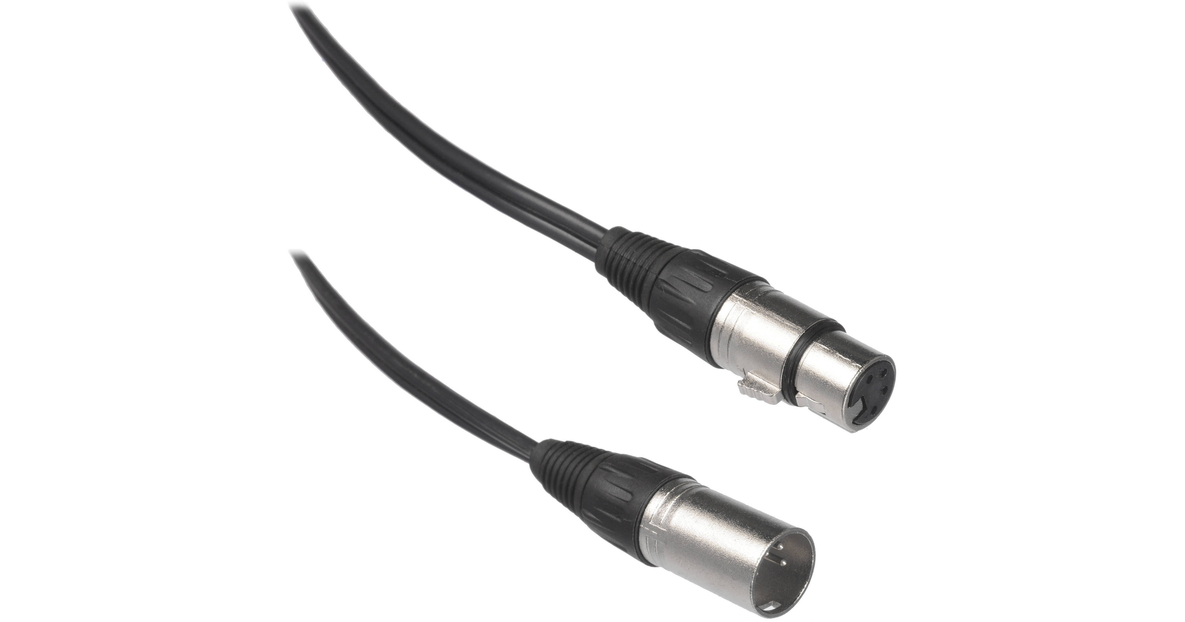Bescor XLR5MF 4Pin XLR Male to Female Power Cable (5') XLR5MF