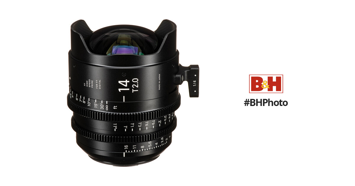 Sigma 14mm T2 FF High-Speed Prime (Canon EF, Feet) 450966 B&H