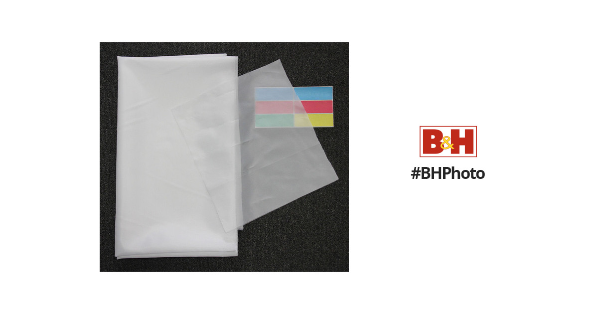 Liba Fabrics White Artificial Silk Diffusion Fabric (60 x 25-Yard Roll)