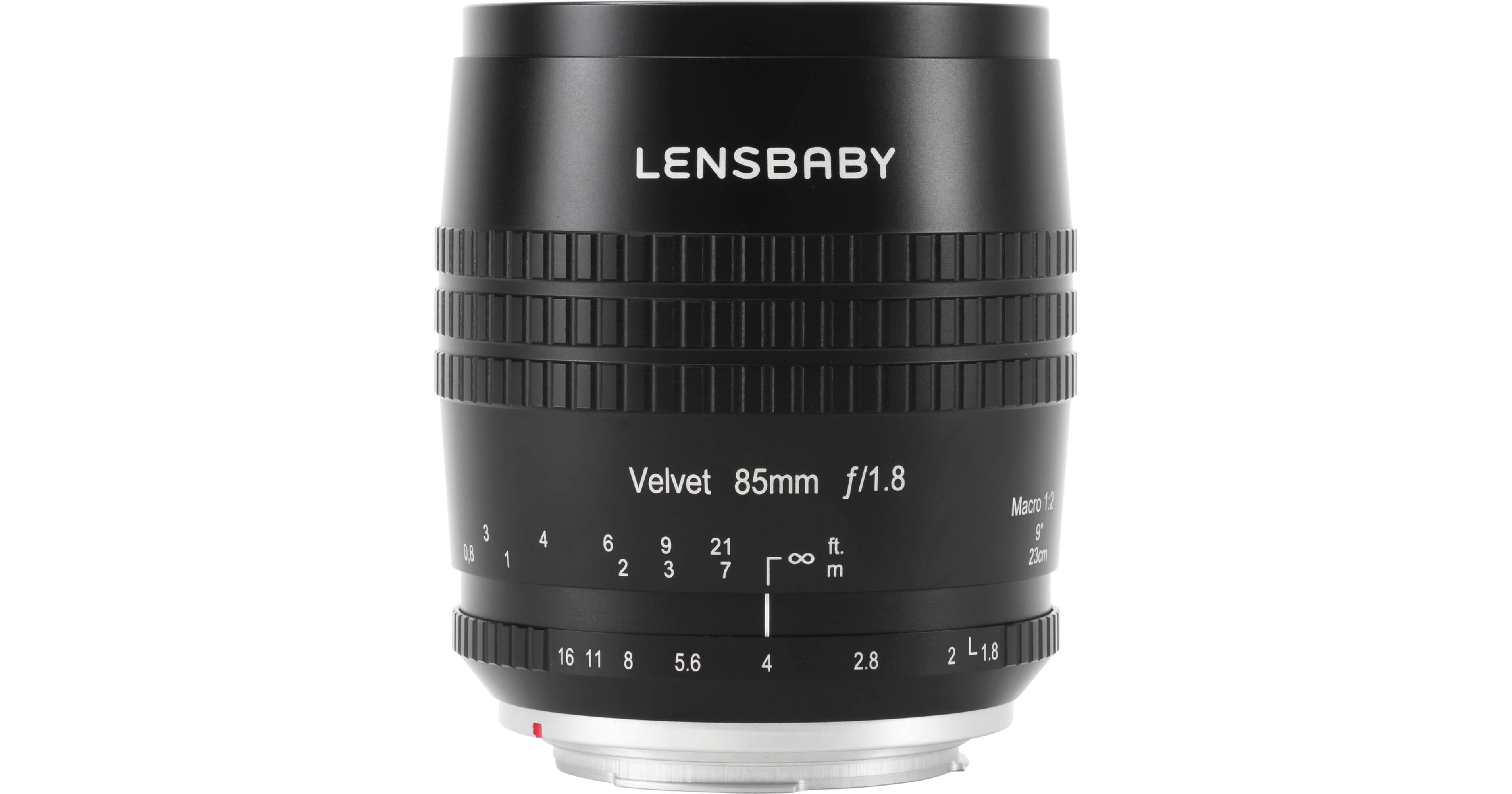 Lensbaby Velvet 85mm f/1.8 Lens for Canon EF LBV85C B&H Photo