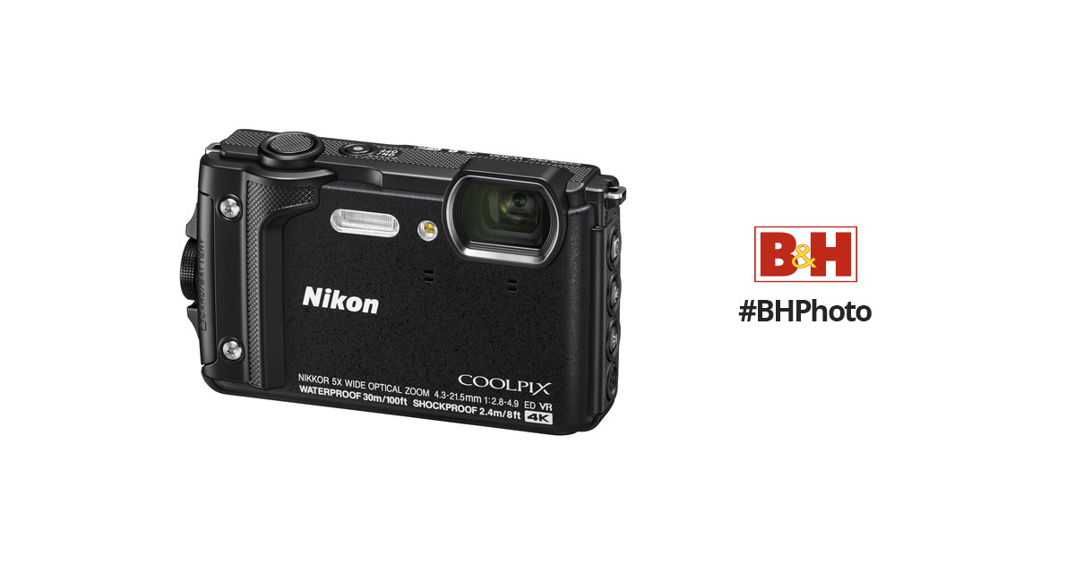 カメラ デジタルカメラ Nikon COOLPIX W300 Digital Camera (Black) 26523 B&H Photo Video
