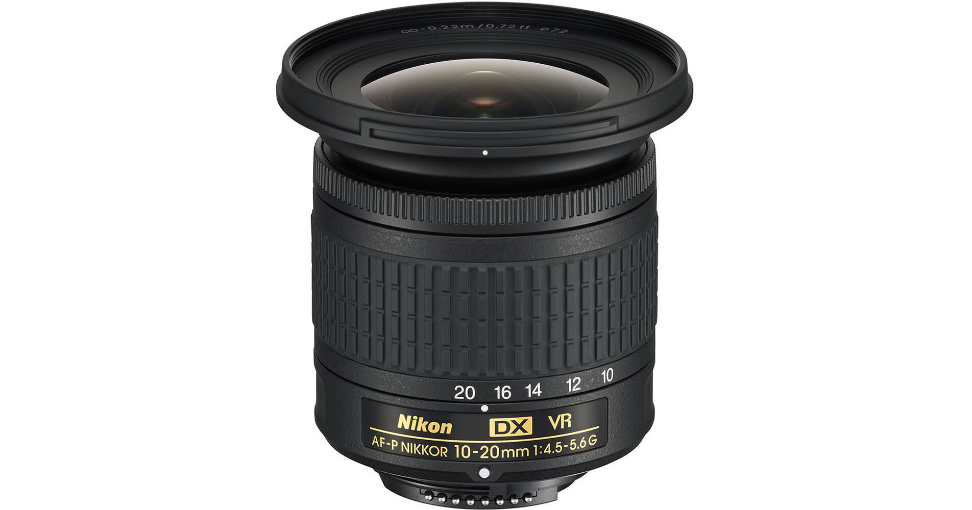 Nikon AF-P DX NIKKOR 10-20mm f/4.5-5.6G VR Lens 20067 Bu0026H Photo