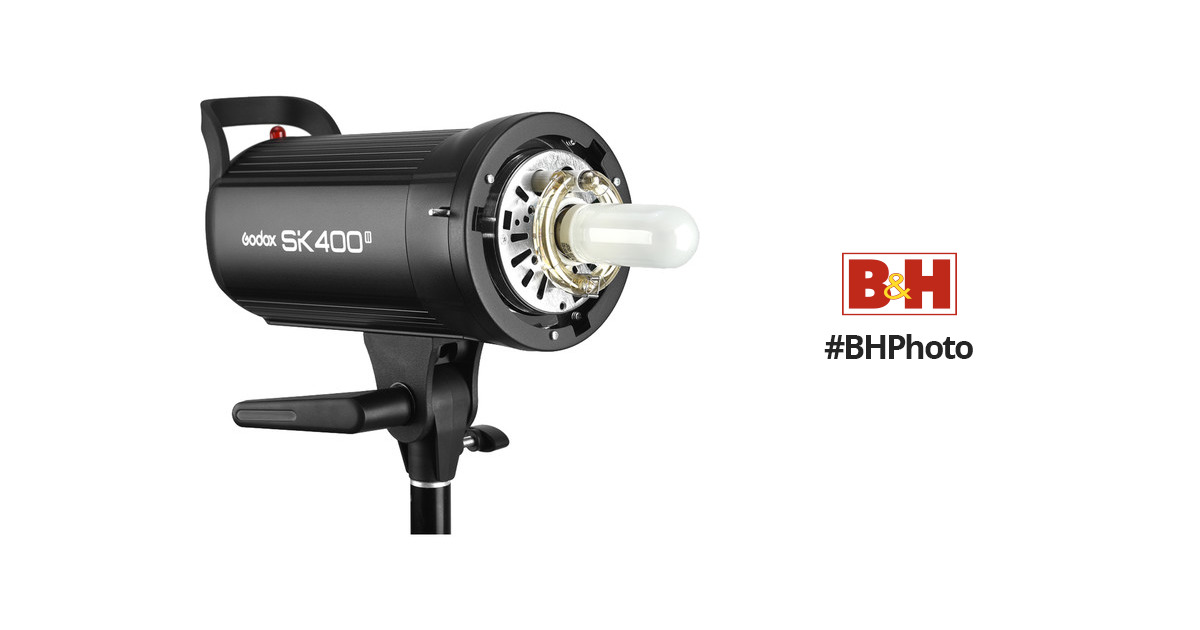 GODOX SK400II Studio Strobe Flash Light 400W GN65 5600K 150W Modeling Lamp Professional Speedlite for Studio Portrait Photography 