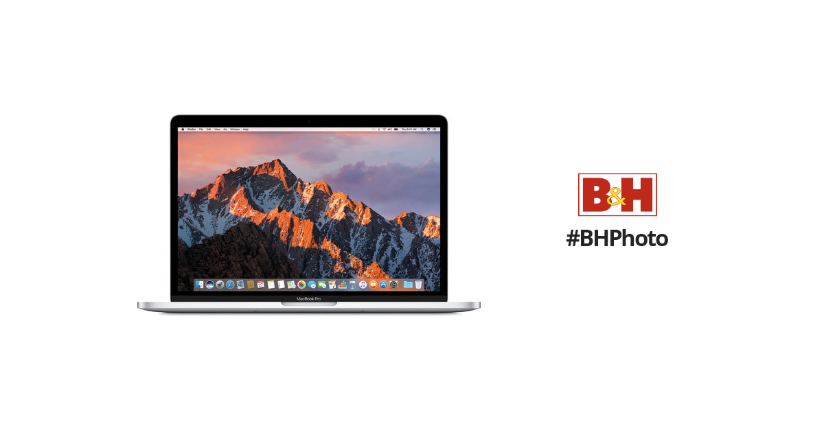 Apple 13.3" MacBook Pro (Mid 2017, Silver) MPXU2LL/A B&H Photo