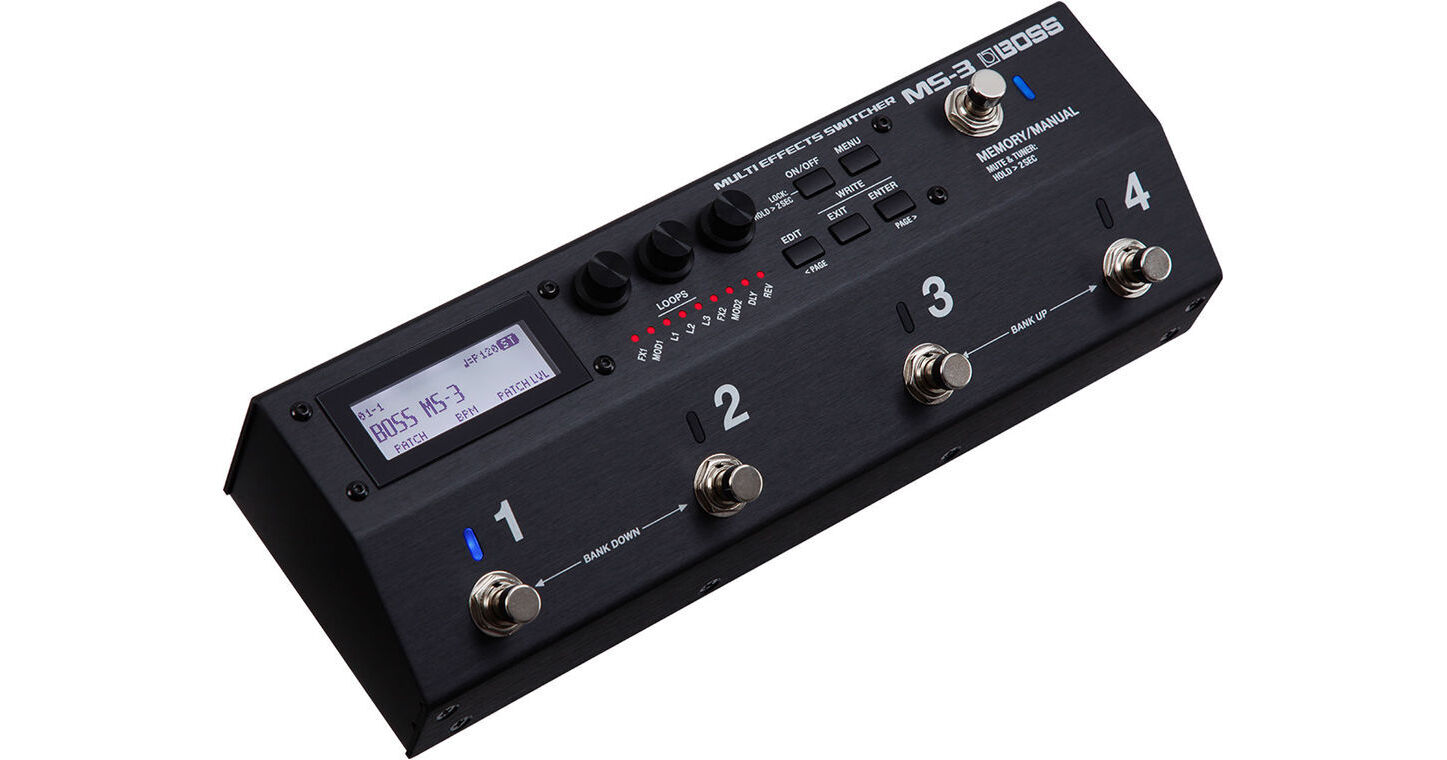 BOSS MS-3 Multi-Effects Switcher with Onboard Processing MS-3