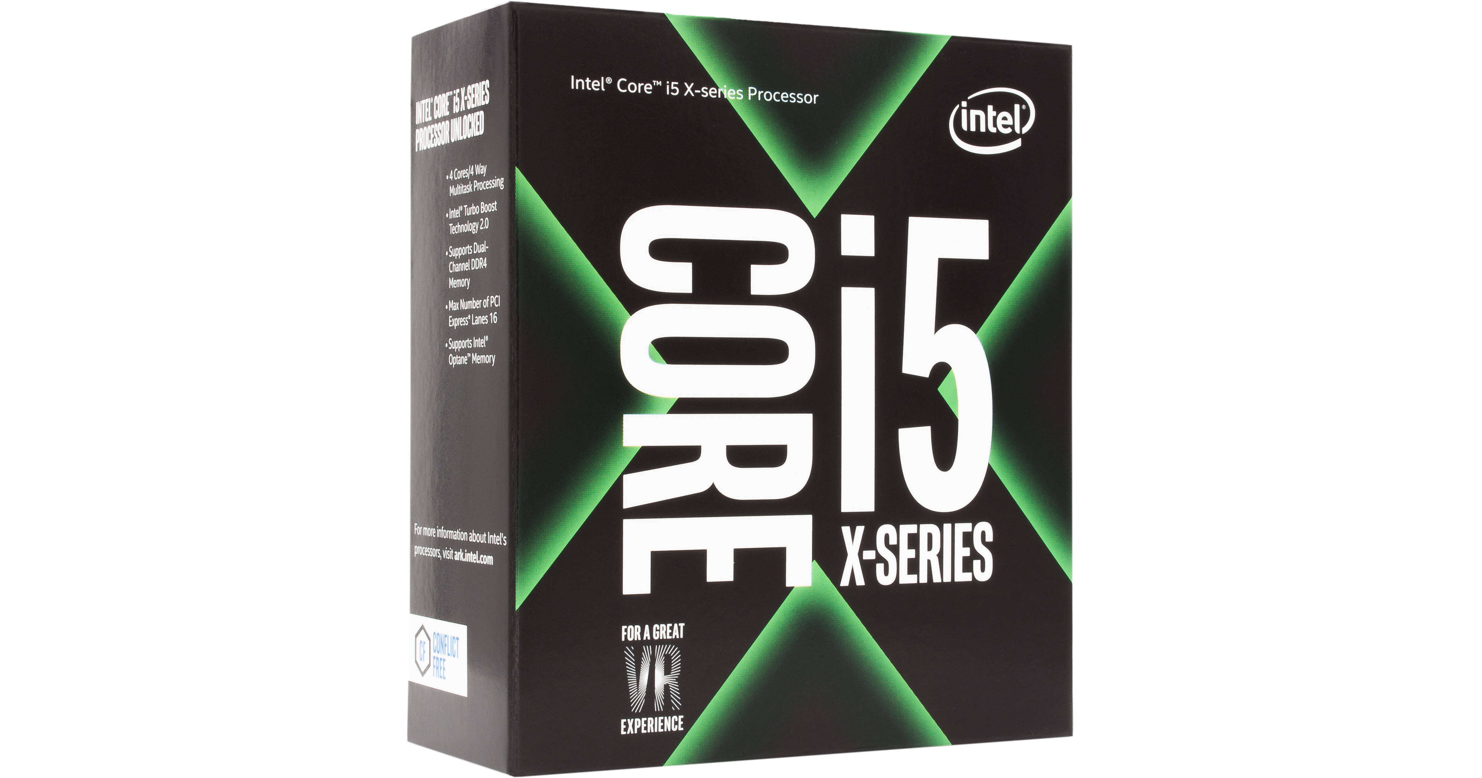 Intel Core i5-7640X X-Series 4.0 GHz Quad-Core LGA