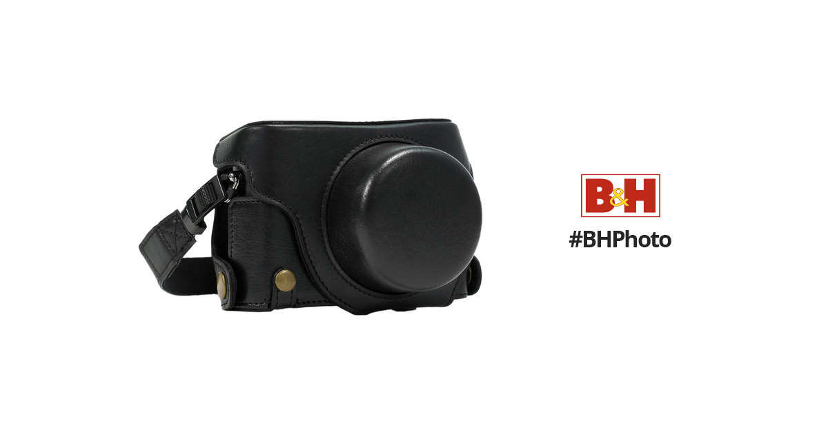DMC-LX100 Camera Light Brown Model: MG663 MegaGear Ever Ready Protective Leather Camera Case Bag for Panasonic LUMIX LX100 