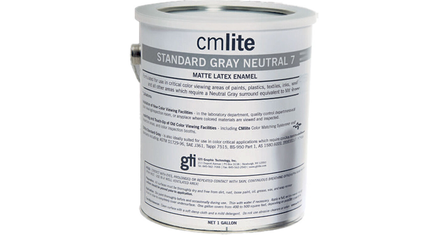 GTI Standard Gray Neutral N7 Vinyl Latex Paint (1 Gallon) N7/G