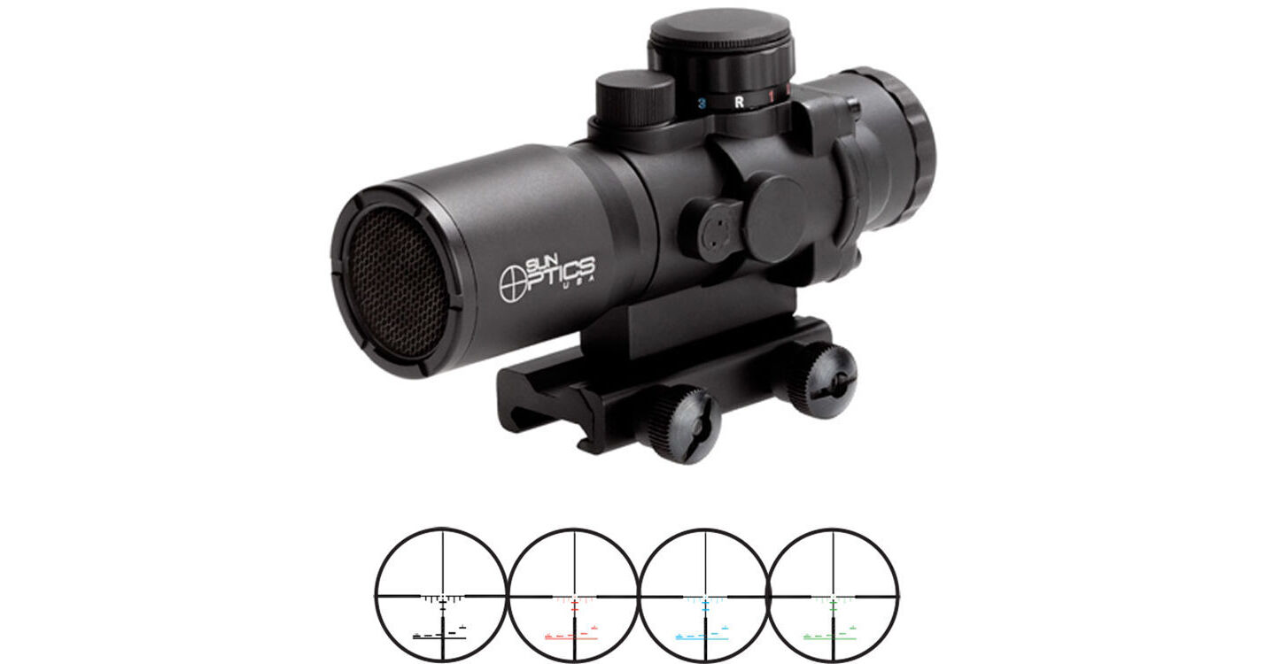 Sun Optics 4x32 Tactical Precision Prismatic PS30432IR B&H