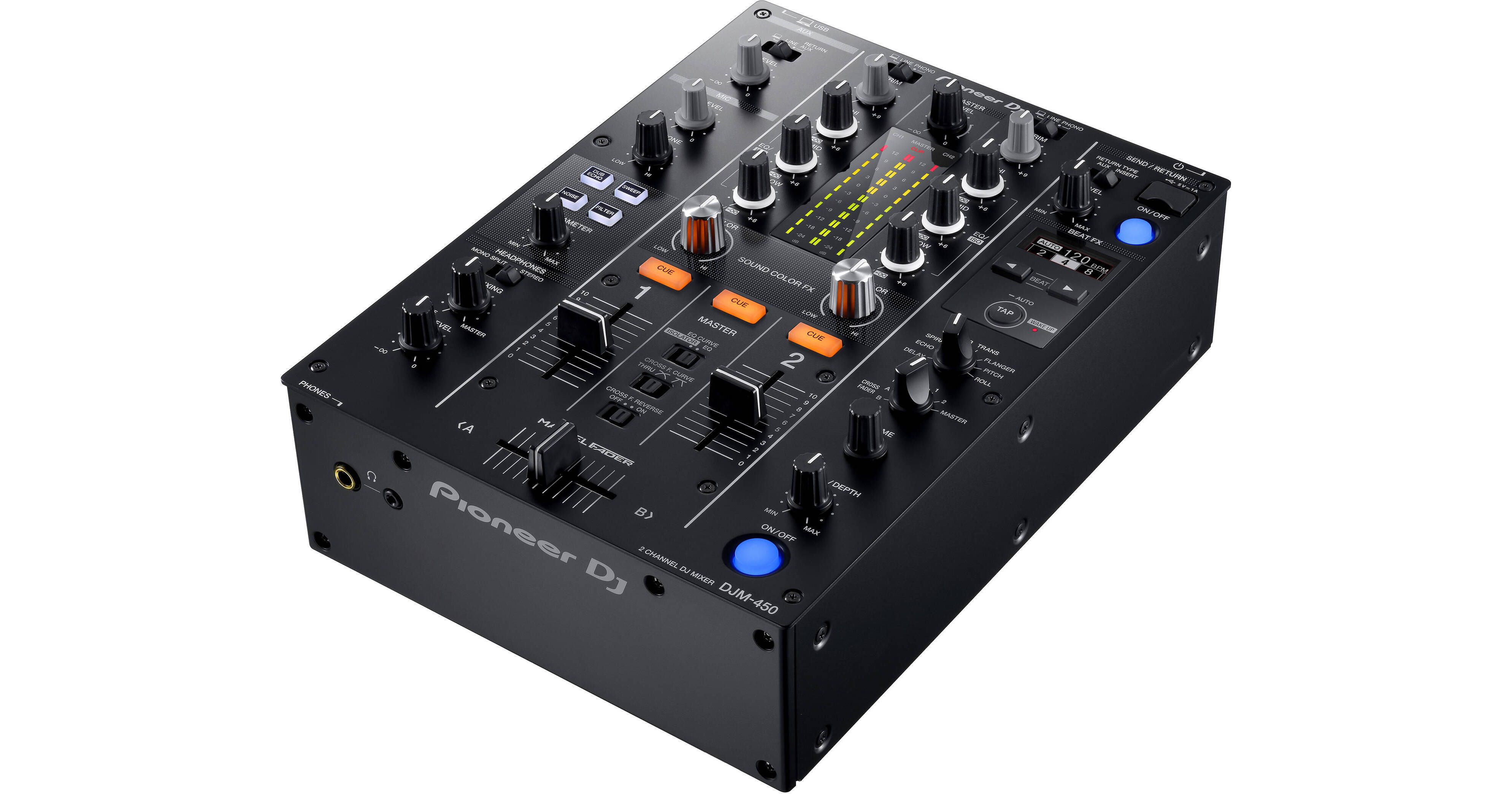 Pioneer DJ DJM-450 - 2-Channel DJ Mixer with FX