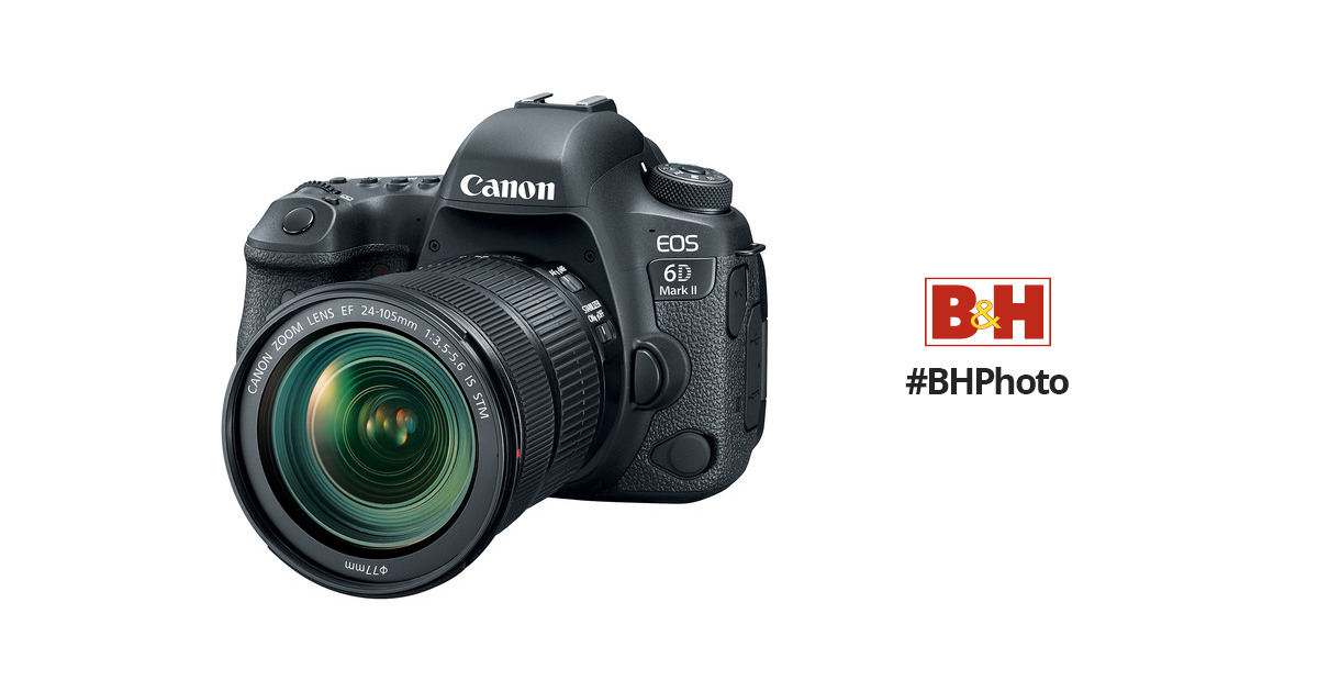 Canon EOS 6D Mark II DSLR Camera with 24-105mm f/3.5-5.6
