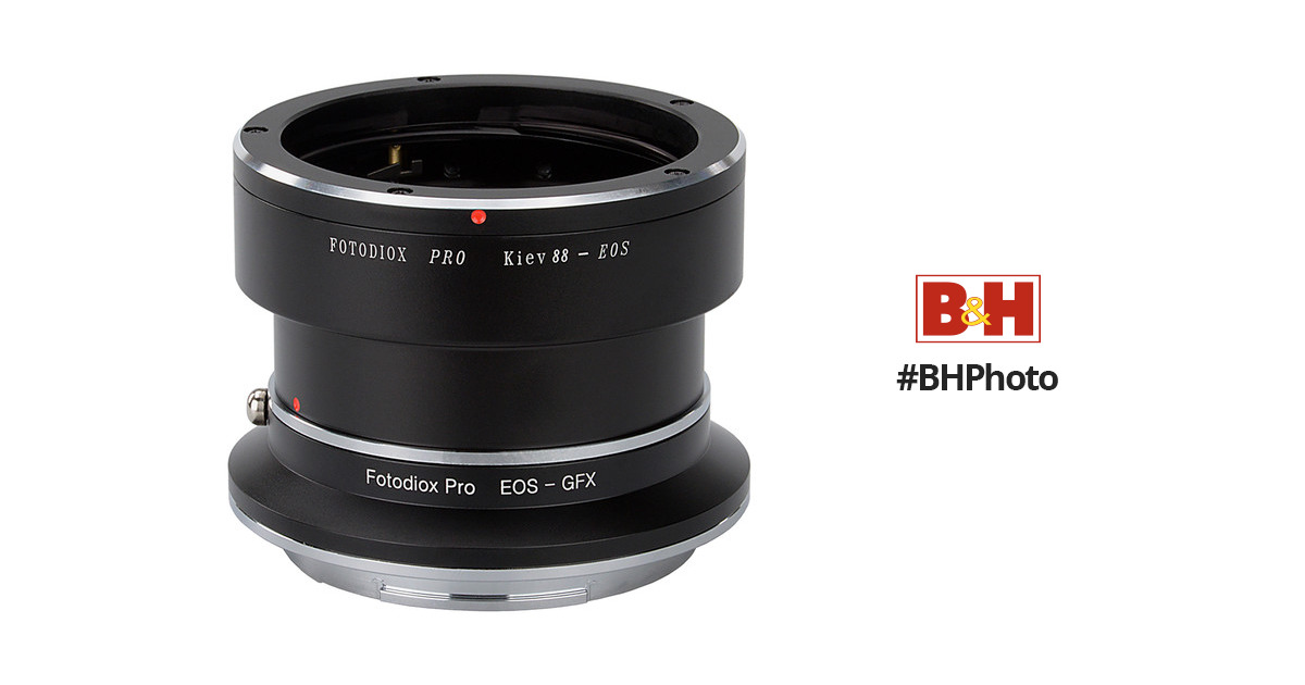 FotodioX Pro Lens Mount Adapter Kit for Kiev KIEV88-EOS-GFX-PRO