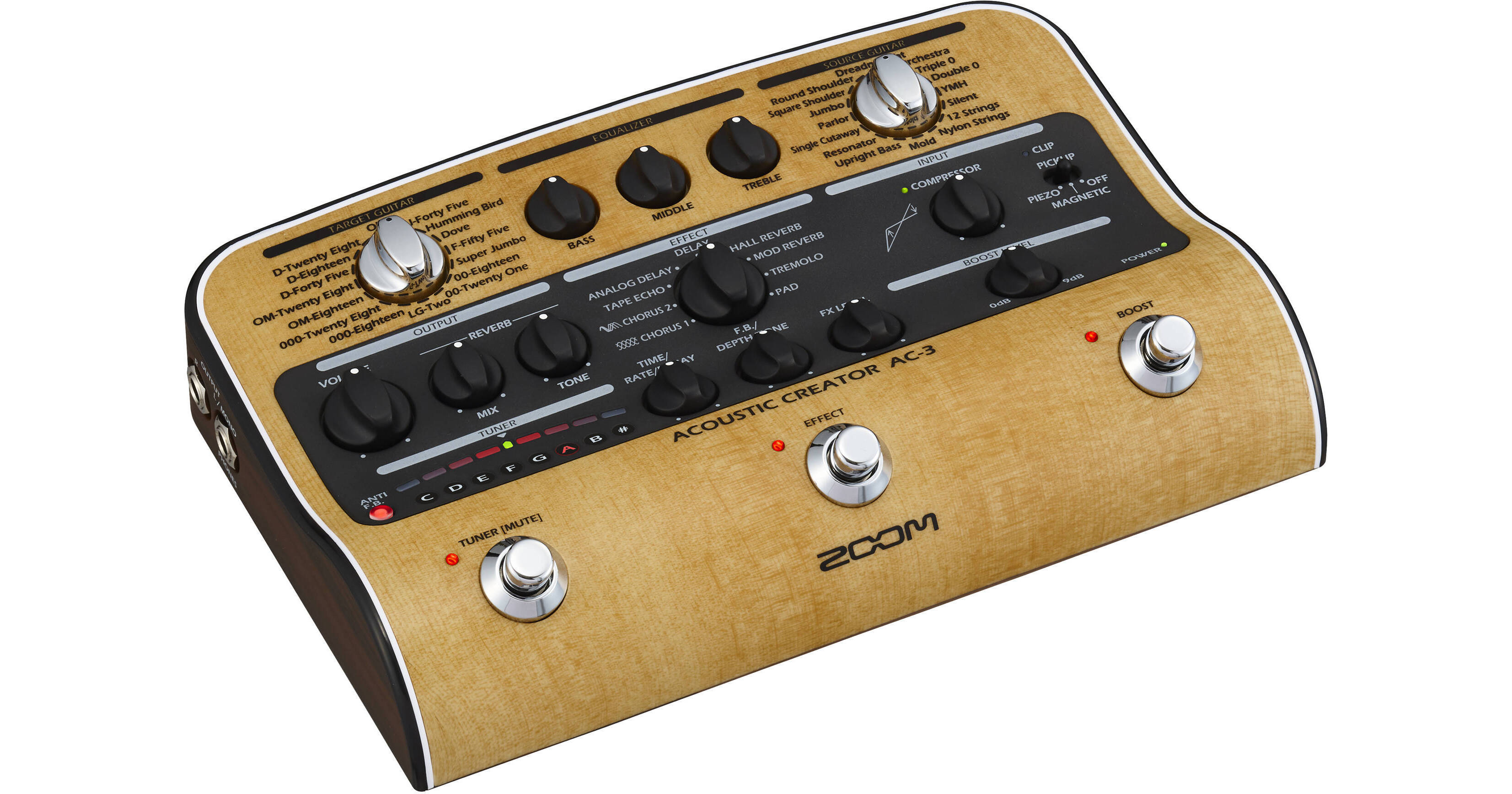 Zoom AC-3 Acoustic Creator Pedal