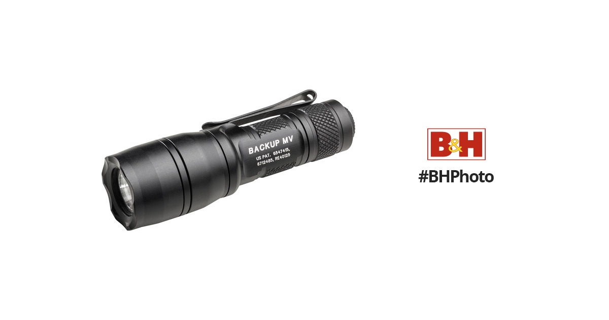 SureFire E1B Backup with MaxVision High-Output LED Flashlight (Black)