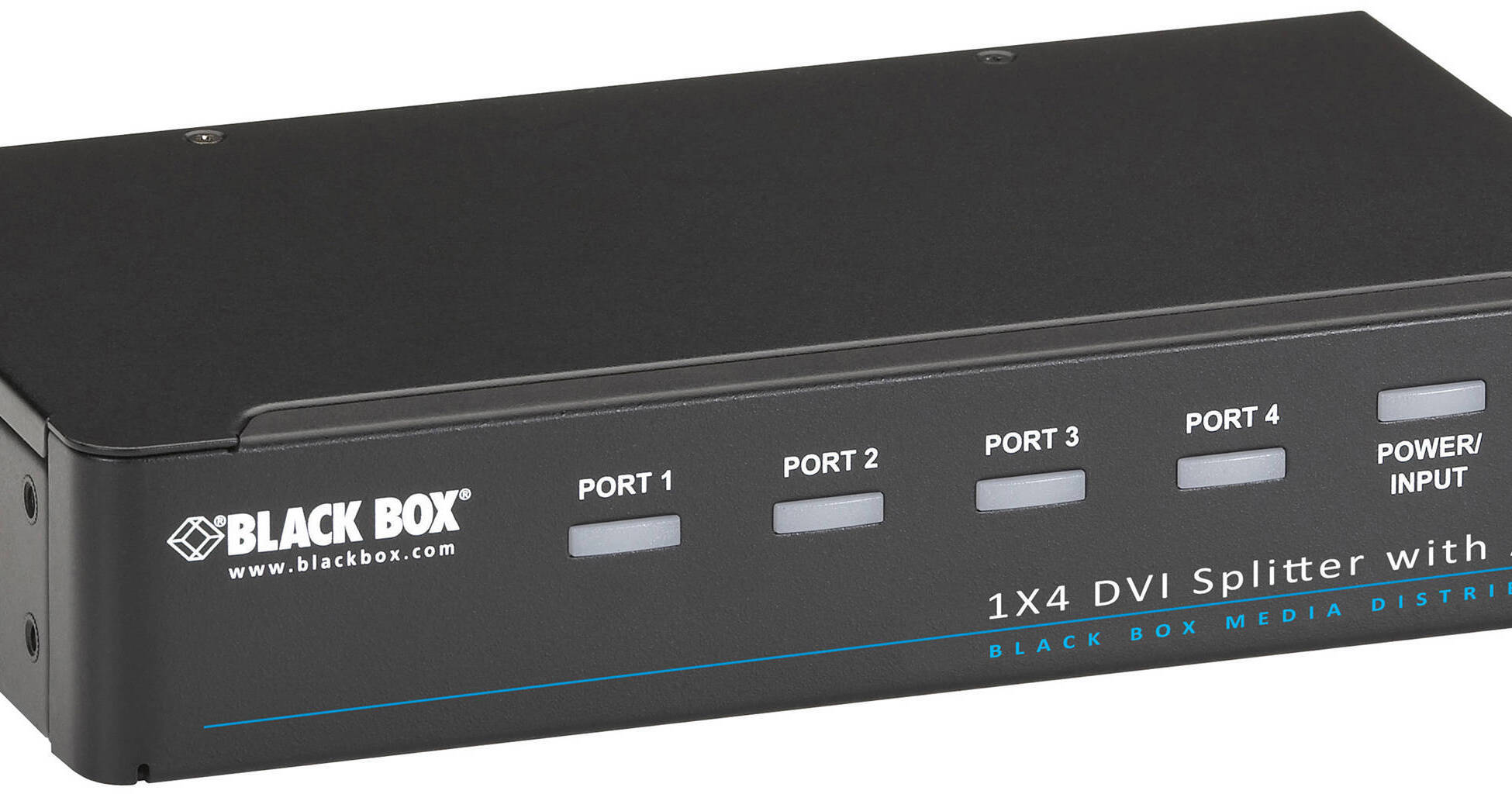 Black Box 1x4 DVI-D Splitter with Audio & HDCP AVSP-DVI1X4 B&H