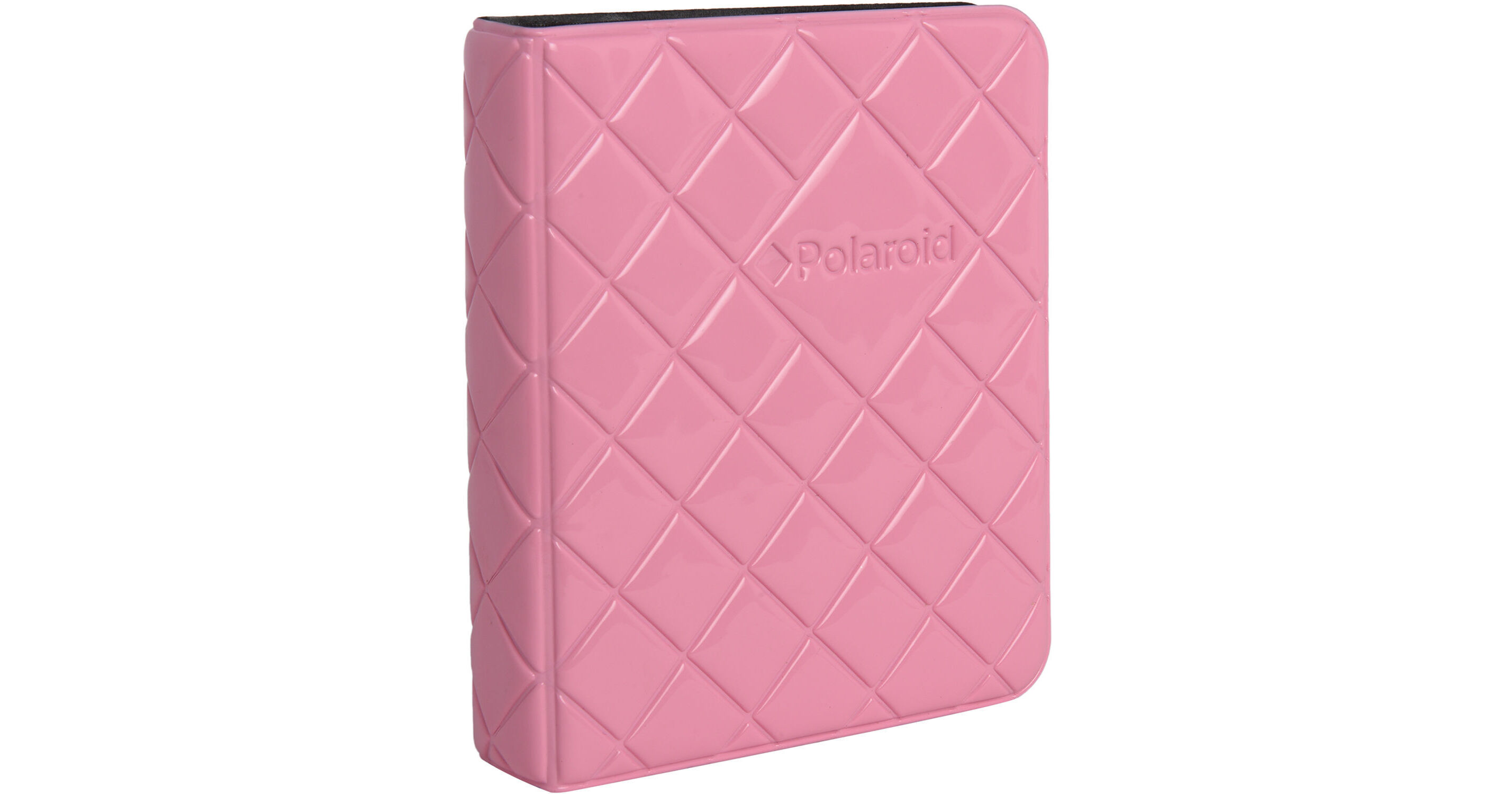 Polaroid PL2X3SBR Pink Textile Photo Album and Sheet Protector