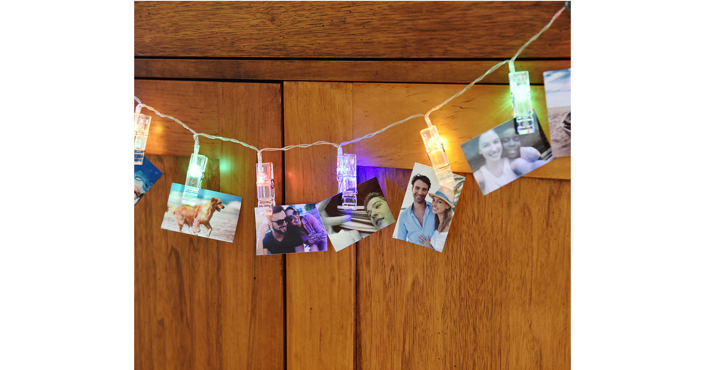 Polaroid Photo Clip LED Light String (Clear, 6.5') PL2X3LEDC B&H