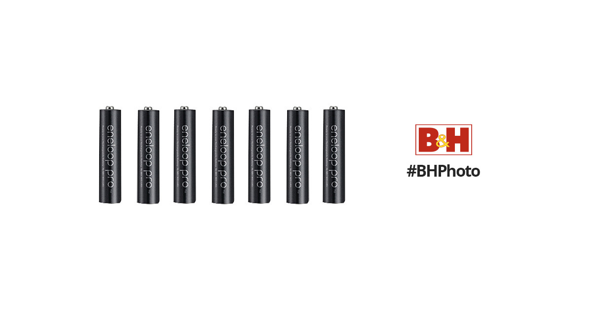 Panasonic eneloop pro BK-4HCCA8BA battery - 8 x AAA - NiMH - BK-4HCCA8BA -  Office Basics 