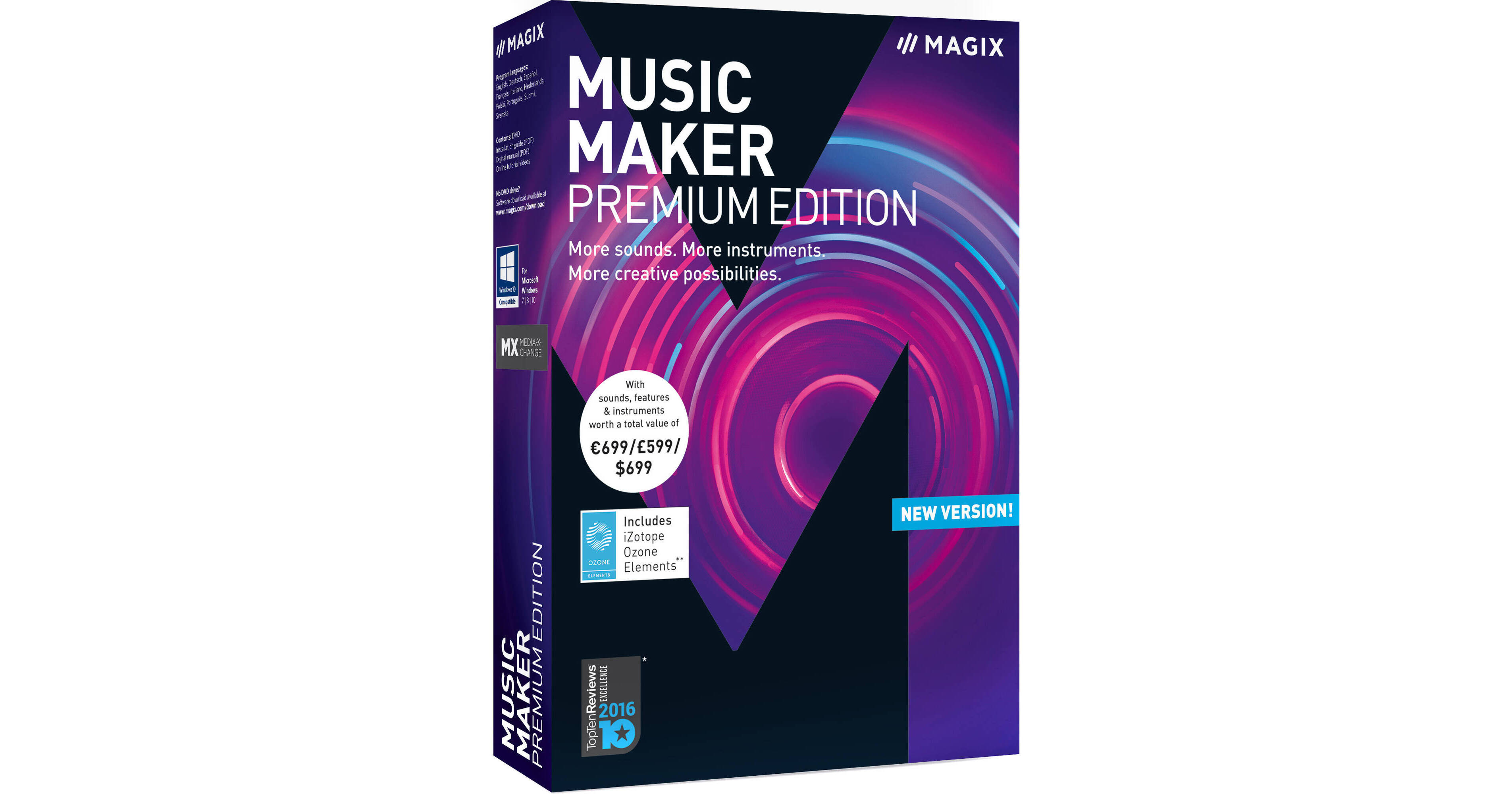 MAGIX Music Maker Premium Edition Music ANR007803BOXT B&H