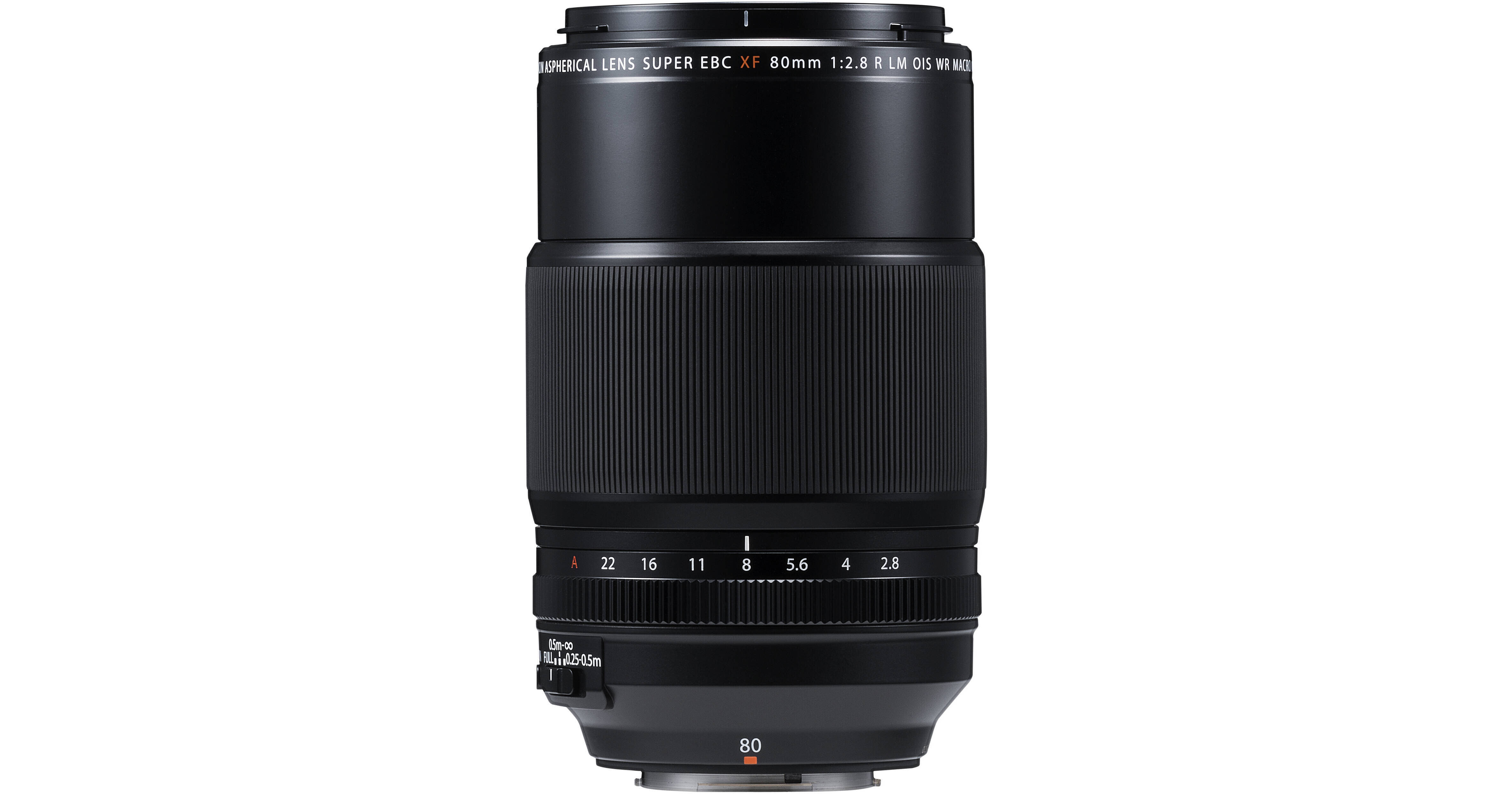 FUJIFILM XF 80mm f/2.8 R LM OIS WR Macro Lens