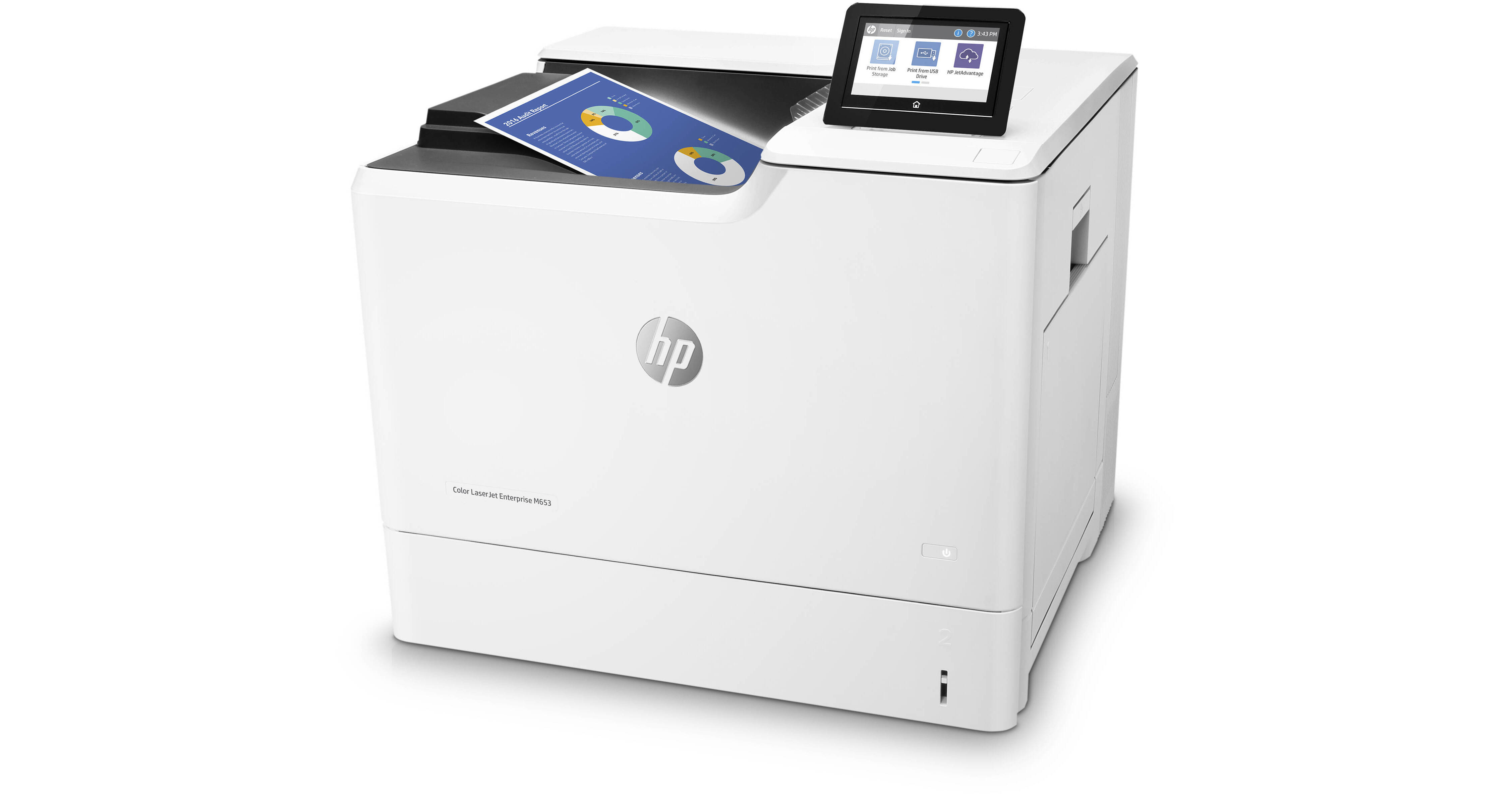 HP Color LaserJet Enterprise M653dh Laser Printer J8A06A B&H