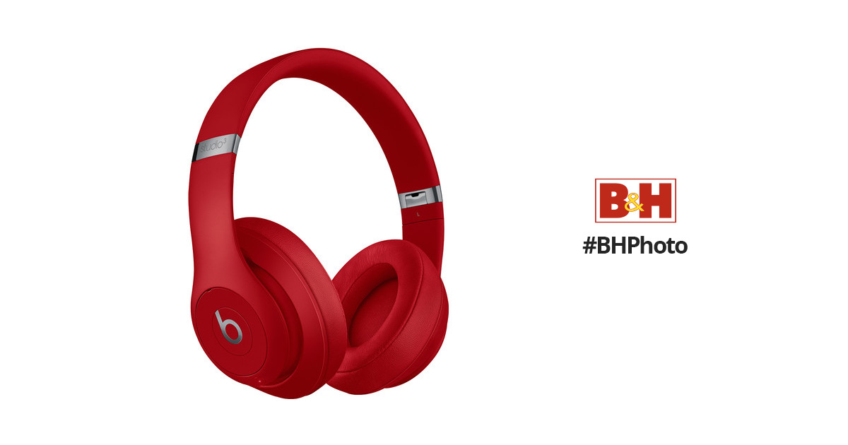 Beats by Dr. Dre Studio3 Wireless Bluetooth Headphones (Red / Core)
