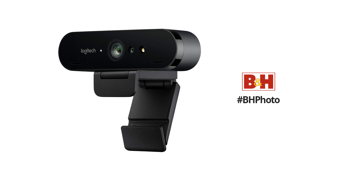 Derde Een zekere lezing Logitech BRIO Ultra HD Pro Webcam 960-001105 B&H Photo Video