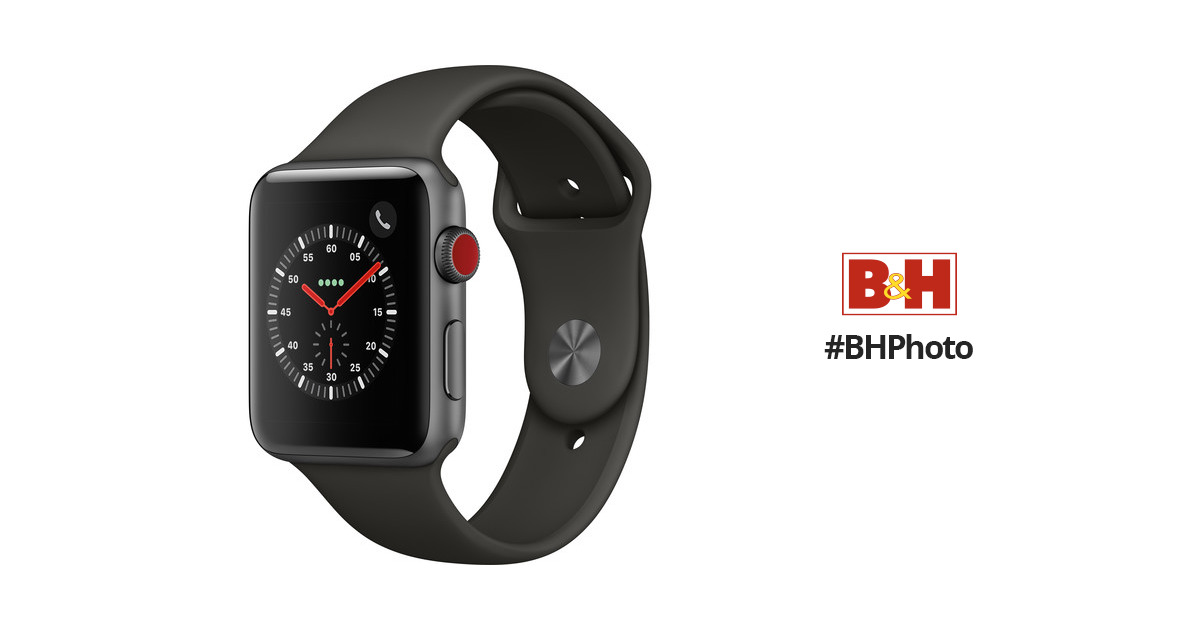 PC/タブレット PC周辺機器 Apple Watch Series 3 42mm Smartwatch MR2X2LL/A B&H Photo Video