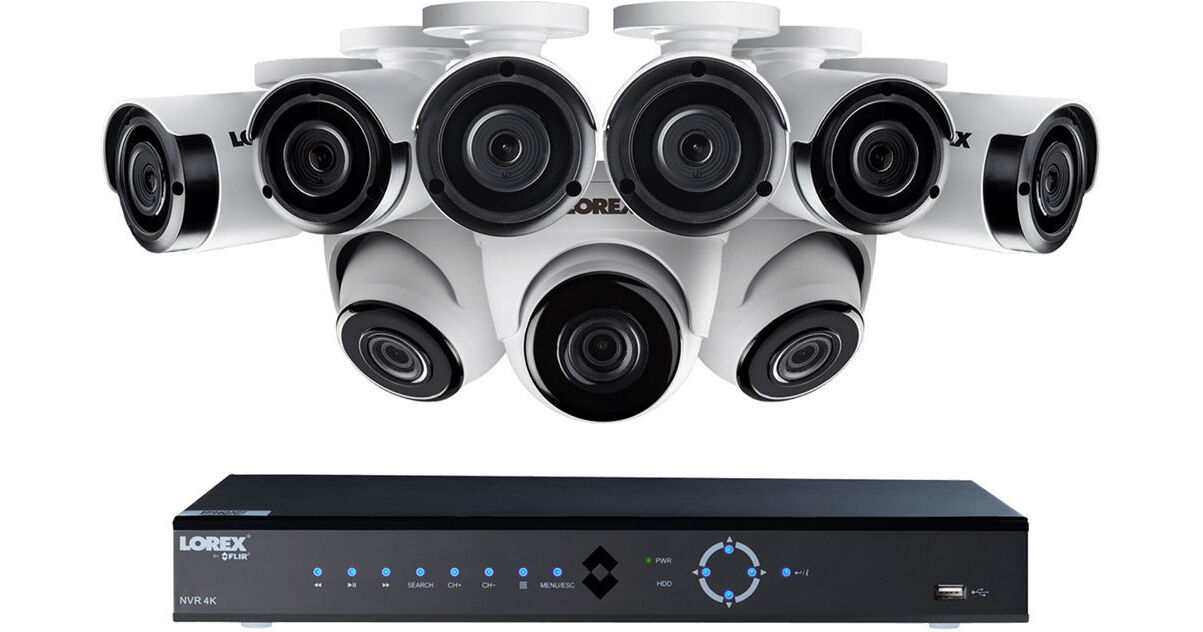 Lorex 16-Channel 4K UHD NVR With 3TB HDD, 6 4MP LNK7163C6D34B