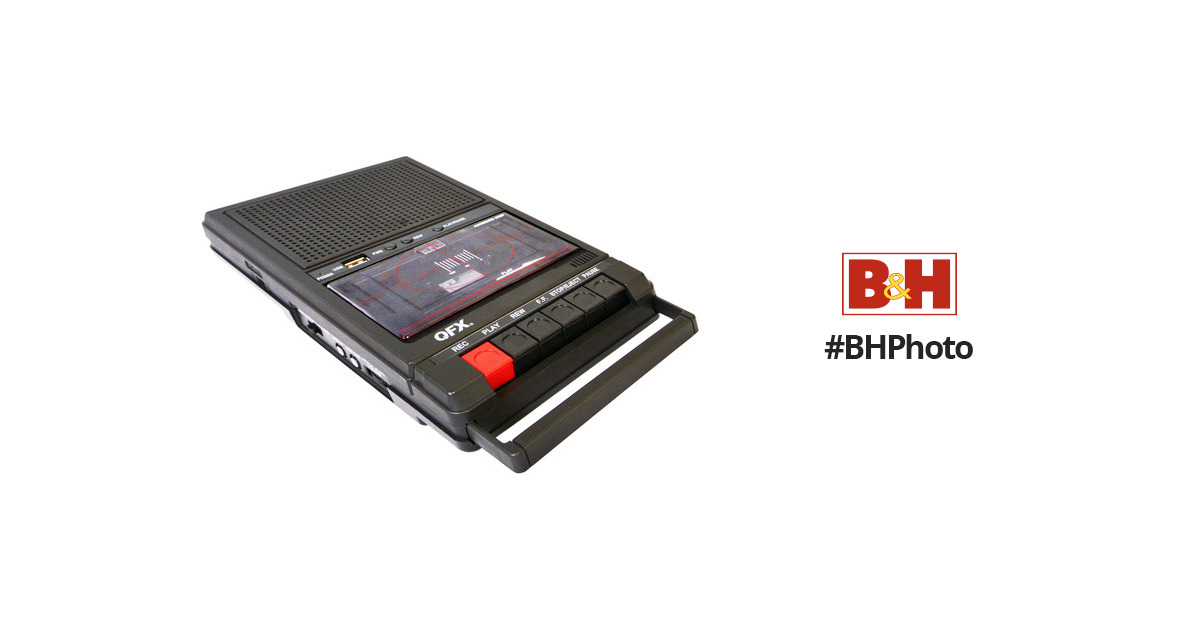 Qfx Shoebox Tape Recorder Retro 39 Bandh Photo Video