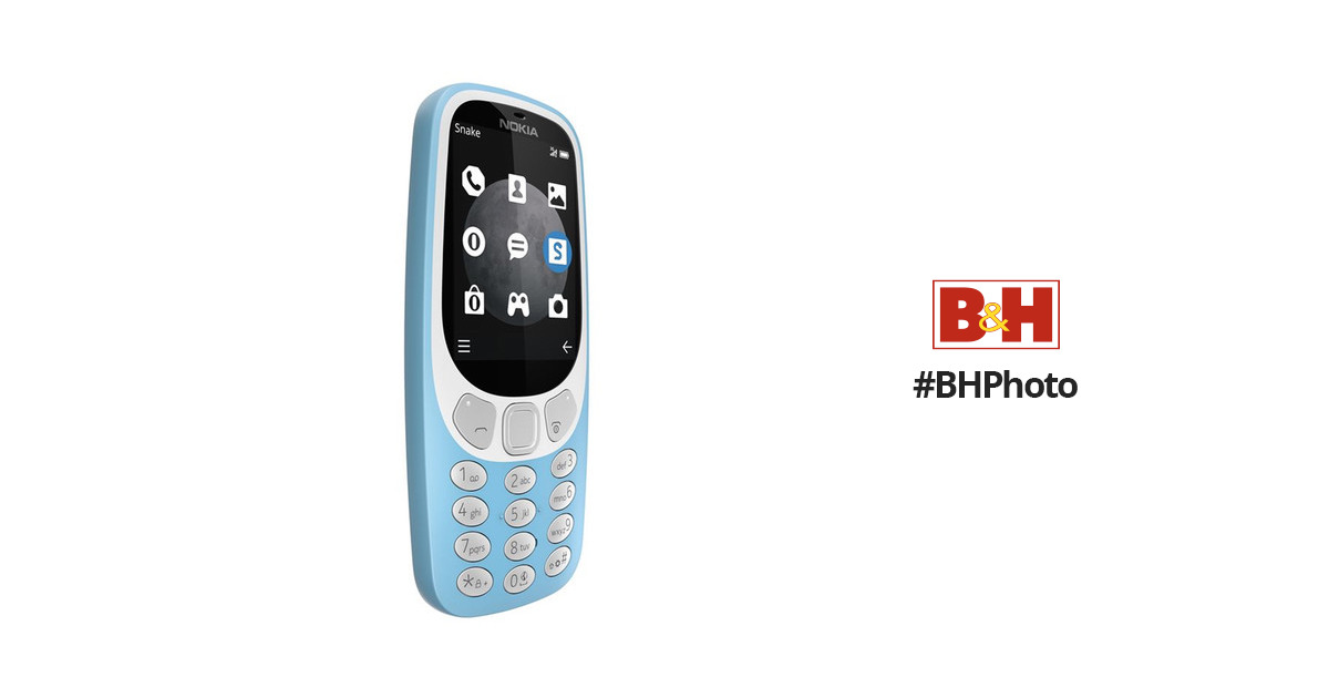 Best Buy: Nokia 3310 Cell Phone (Unlocked) Azure TA-1036 AZURE