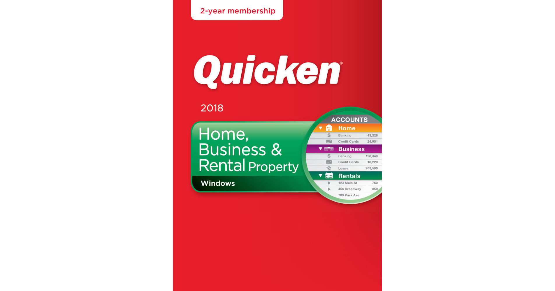 quicken home and business 2017 vs 2018