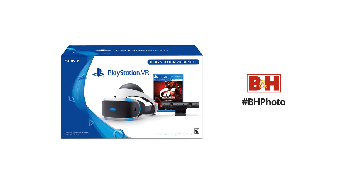 Sony PlayStation VR Gran Turismo Sport and Camera Bundle, 3002810 