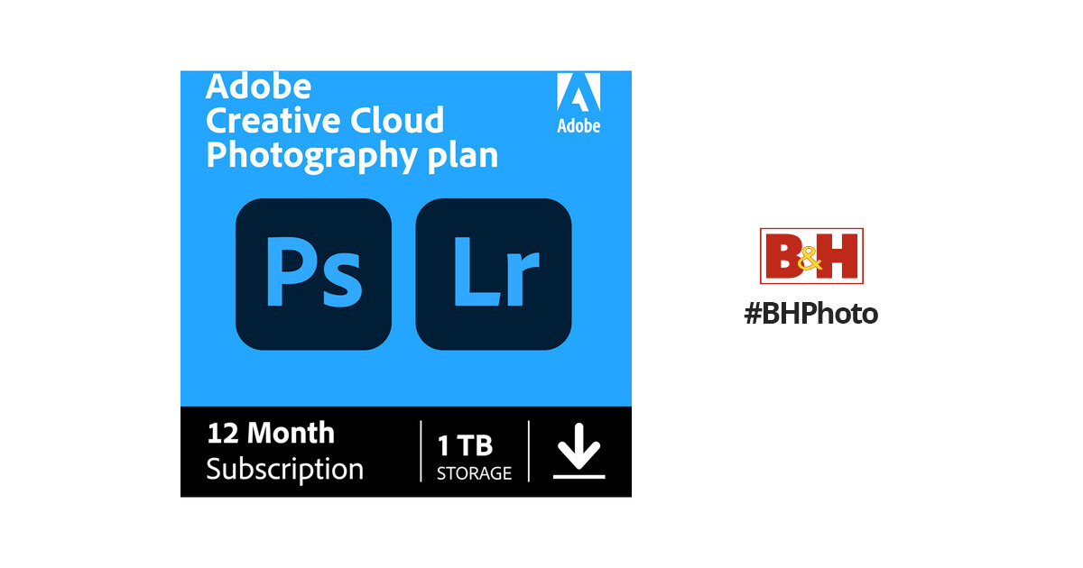 creative cloud photography plan with 1tb
