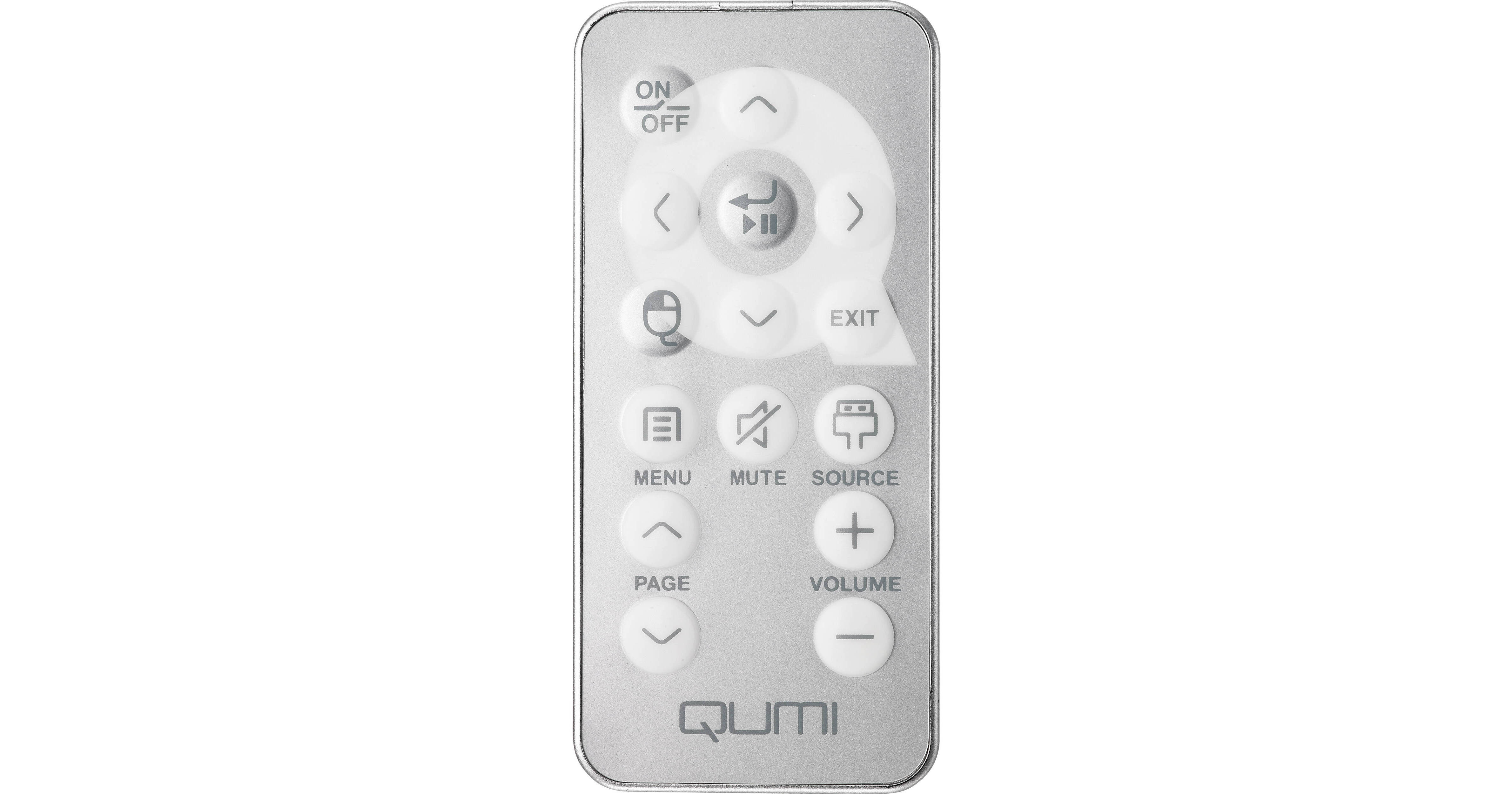 Vivitek Replacement Remote Control for Qumi Q5/Q7 5041827400 B&H