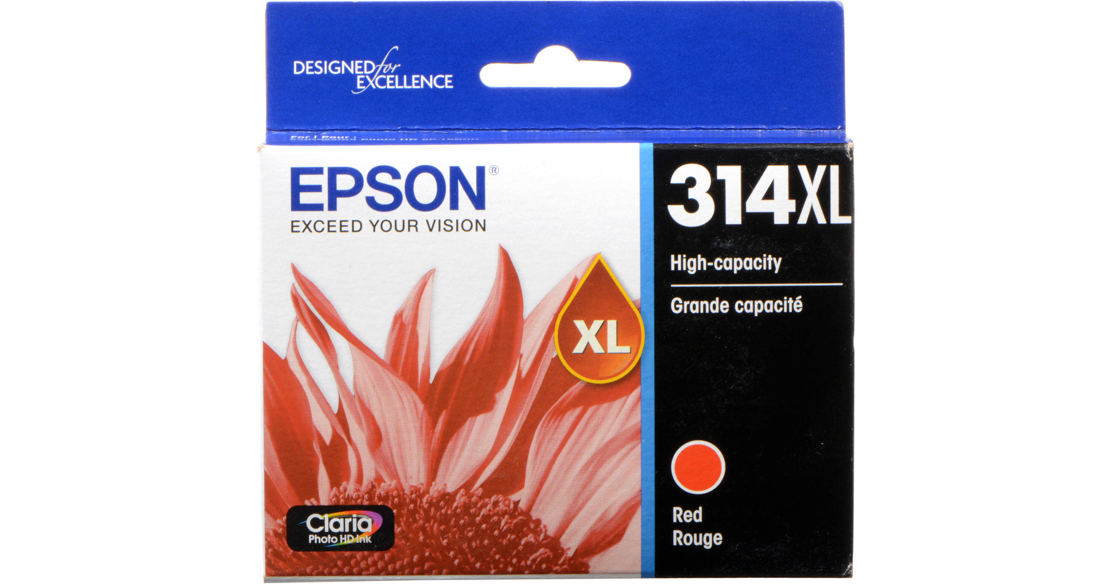 Epson T314XL Red Claria Photo HD Ink Cartridge T314XL820-S B&H