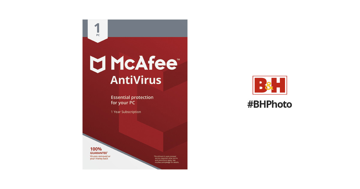 download - mcafee antivirus 1 pc