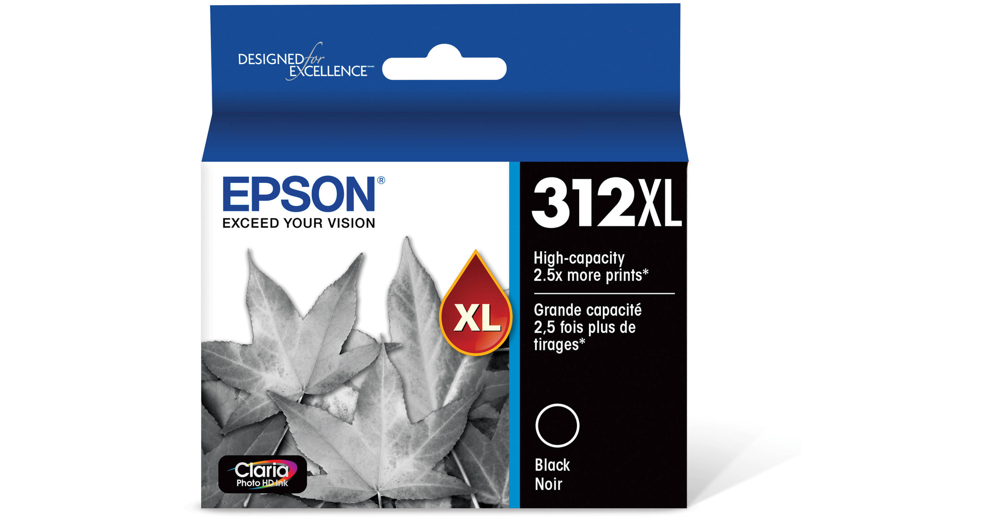 Epson T312XL Black Claria Photo HD Ink Cartridge T312XL120-S B&H