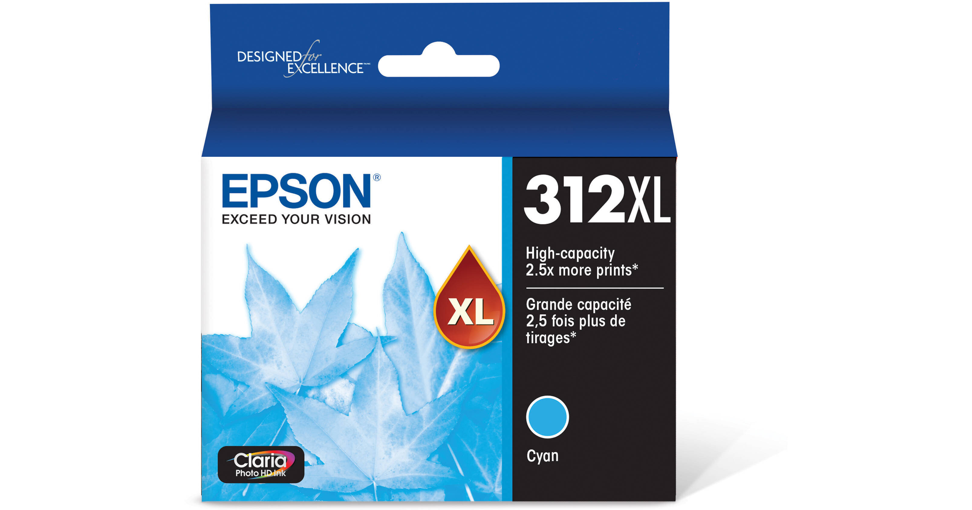 Epson T312XL Cyan Claria Photo HD Ink Cartridge T312XL220-S B&H